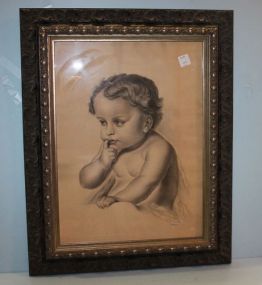 E. Patrick 1885 Print of Baby