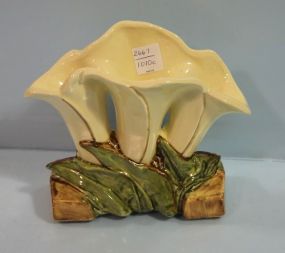 Signed McCoy Flower Vase