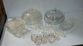 Seventeen Pieces of Glassware