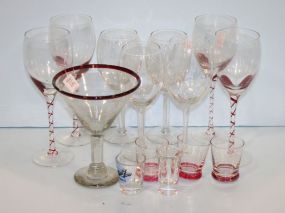 Group of Glass Items