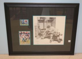 Limited Edition Framed Print "The Proud Warrior", by Seritt