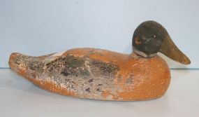 Vintage Wood Duck Decoy Original Paint