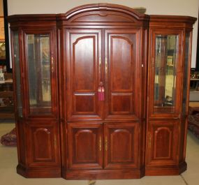 Contemporary Three Sectional Entertainment Center