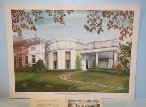1969 Lithograph by C.G. Morehead "The President's Office at the White House"