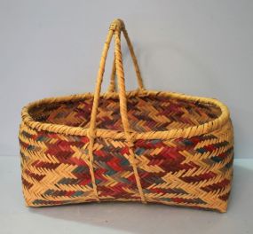 Large Choctaw Gathering Basket with Handle