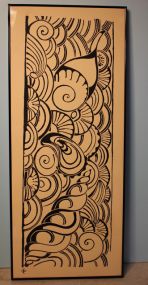 Walter Anderson Realizations in Black and White Silk Screen of "Shells"