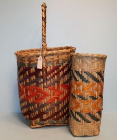 Two Choctaw Baskets