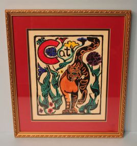 Walter Anderson Alphabet "C" Color Silk Screen