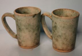 Pair of Peters Pottery Coffee Mugs