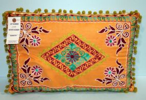 Bright Orange Karma Living Accent Pillow