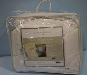 Charter Club DC Kilimanjaro White goose Down Comforter, King Size C