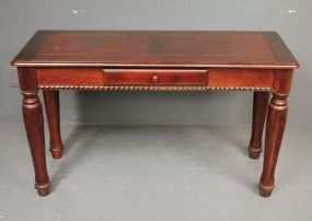 Console Table with Turned Legs 47"w., 17"d., 28 1/2"h.