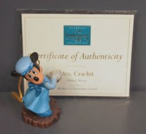 Walt Disney Classic Collection Figurine of Minney from Mickey's Christmas Carol "Mrs. Crachit"