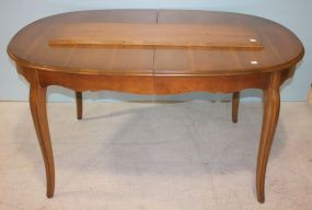 Vintage French Provincial Dining Table with Leaf Leaf: 12"w. Table: 59"w., 30"h., 39"d.