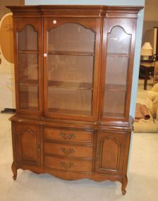 Bassett Vintage China Cabinet 48"w., 17"d., 71"h.
