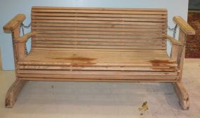 Pine Swing 69"w., 34"d., 32"h.