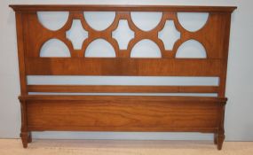 French Provincial Bed Standard Double Size, has rails 39"h.