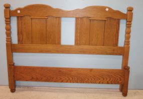 Standard Double Size Bed, has rails 42"h.