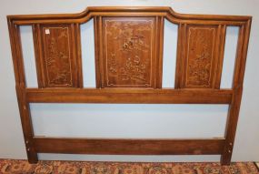 Vintage Queen Size Bed Chinese Style Queen Size bed by Heritage, 60"w., 44"h.