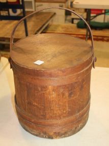 Wood Sugar Bucket 12"d.