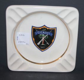 Citadel Ashtray From Estate of Citadel Commander Citadel Ashtray From Estate of Citadel Commander. 5"sq.