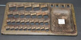 Staats Coin Tray Staats Coin Tray, 6"h., 11"w.