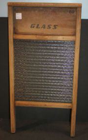 Washboard with Glass Washboard with Glass, 24"h., 13"w.