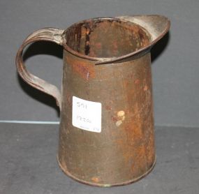 Metal Cup Metal Cup, 5"h.