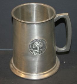 Pewter Mug From estate of Citadel commander, 5"h.