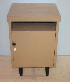 Beige One Door Stand 20"w., 29"h.