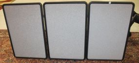 Three Peg Boards 36"w., 24"h.