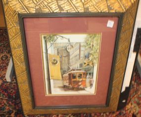 Signed H. Stahl "Second Time Around" Print 22"w., 26"h.