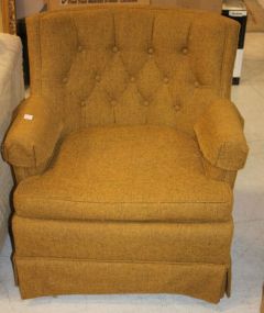 Vintage Tweed Upholstered Chair 30"w., 29"d., 30"h.