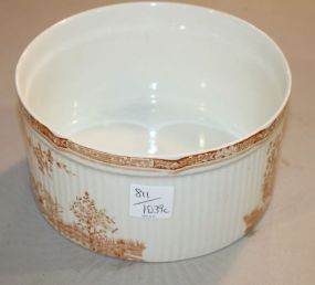 Furnivals Quail Souffle Dish 7"dia., 3"h.