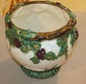 Majolica Style Jardinire 10"h.