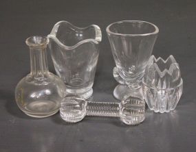 Group of Five Glass Pieces Description