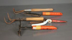 Group of Five Gardening Tools Description