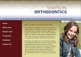 Set of braces from Simpson Orthodontics $5300