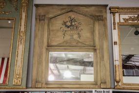 Hand Painted Wood Mirror