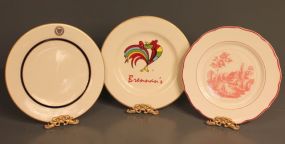 Group of Three Collector Plates Description