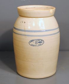 Marshall Pottery "5" Butter Churn Description