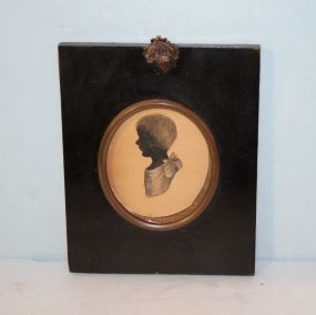 Silhouette of Young Boy