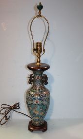 20th Century Cloisonne Lamp