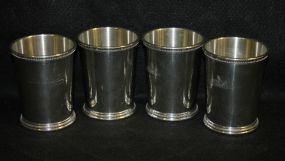 Set of Four Salisbury Pewter, Mississippi Mint Julep Corp