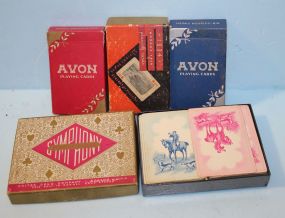 Four Boxes of Vintage Playing Cards