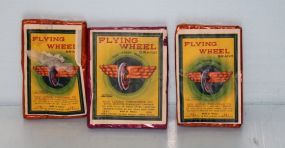 Three Small Packages of Flying Wheel Fire Crackers