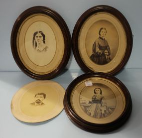 Three Oval Victorian Frames