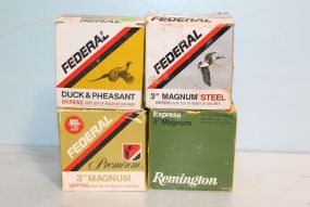 4 Boxes of 12 ga. Shells