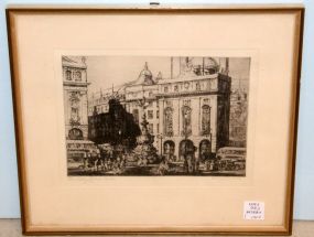 Piccadilly Circus Print by Henry Lambert