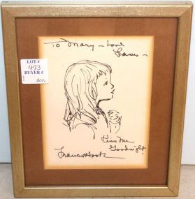 Ink Drawing by Frances Hook